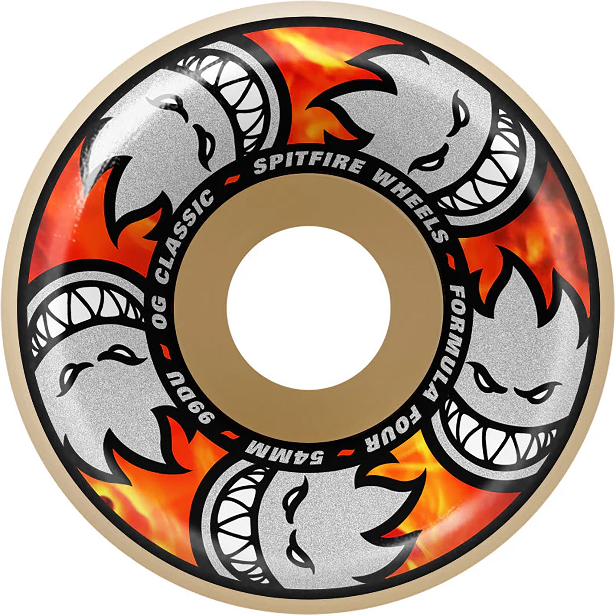 Spitfire Multiball Formula Four OG Classics 99du Skateboard Wheels 54mm