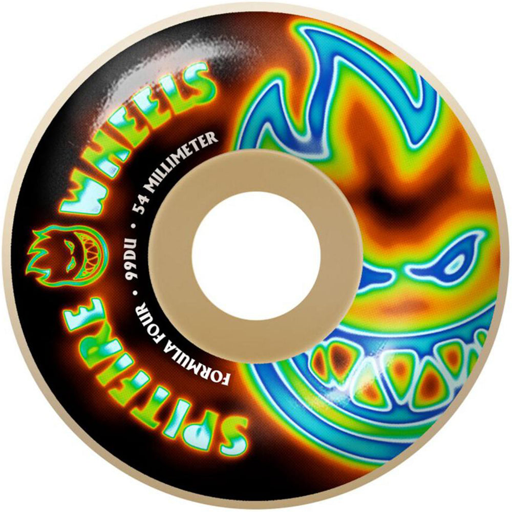 Spitfire Radioactive Bighead Formula Four 99du Skateboard Wheels 54mm