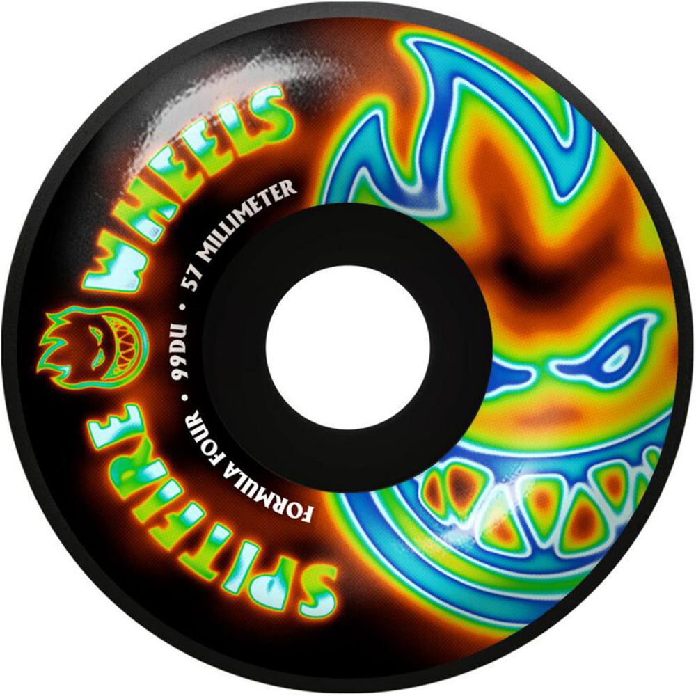 Spitfire Radioactive Bighead Formula Four 99du Skateboard Wheels 57mm