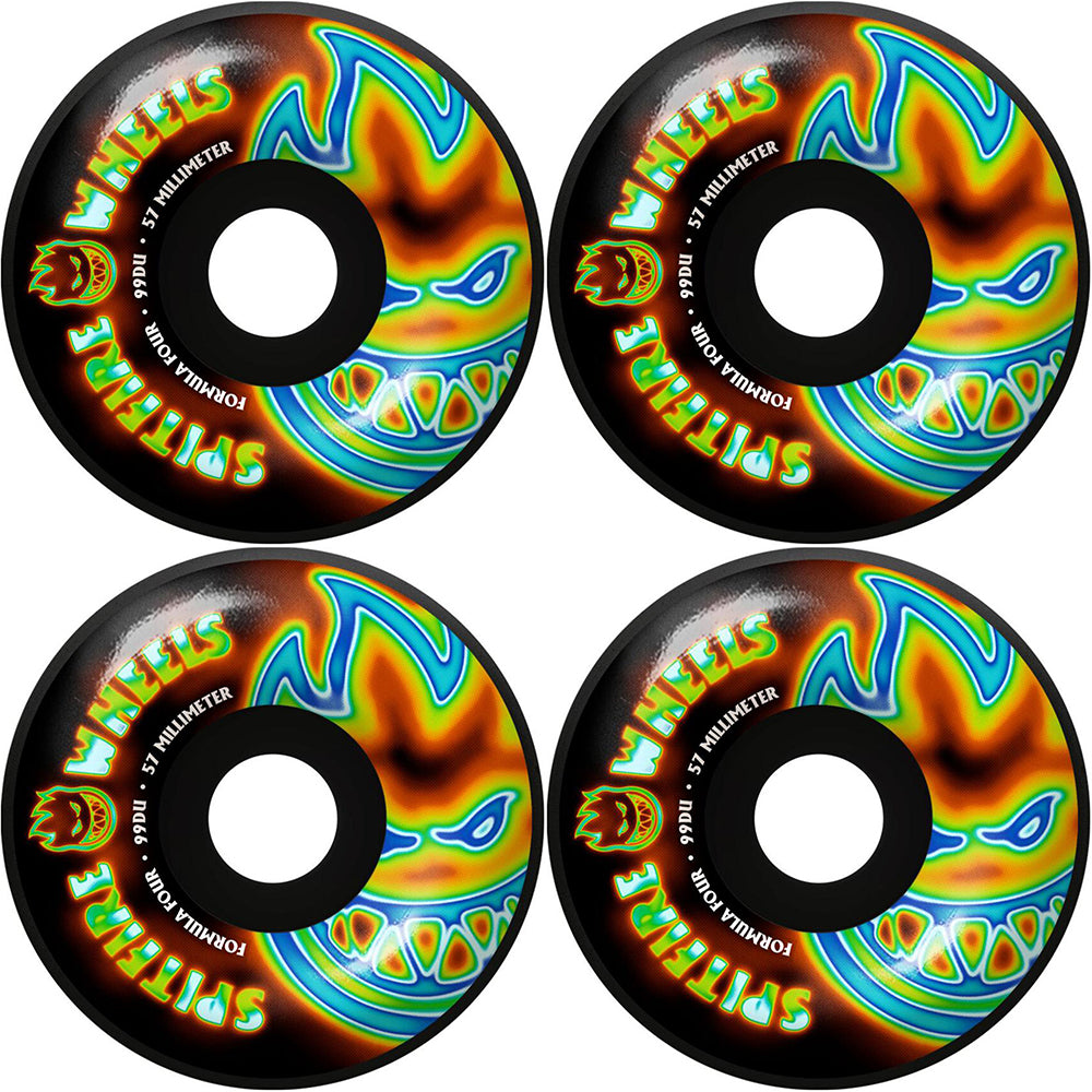 Spitfire Radioactive Bighead Formula Four 99du Skateboard Wheels 57mm