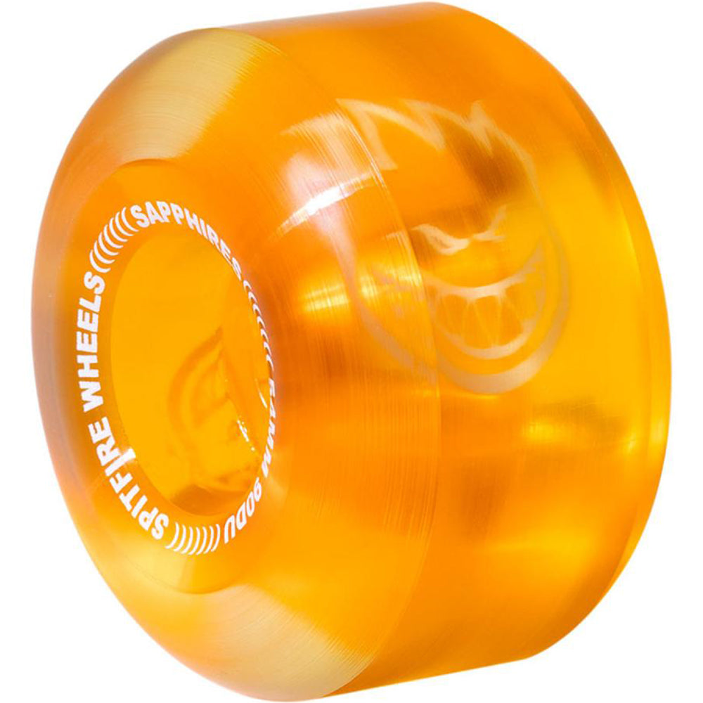 Spitfire Sapphires 90du Orange Wheels 54mm