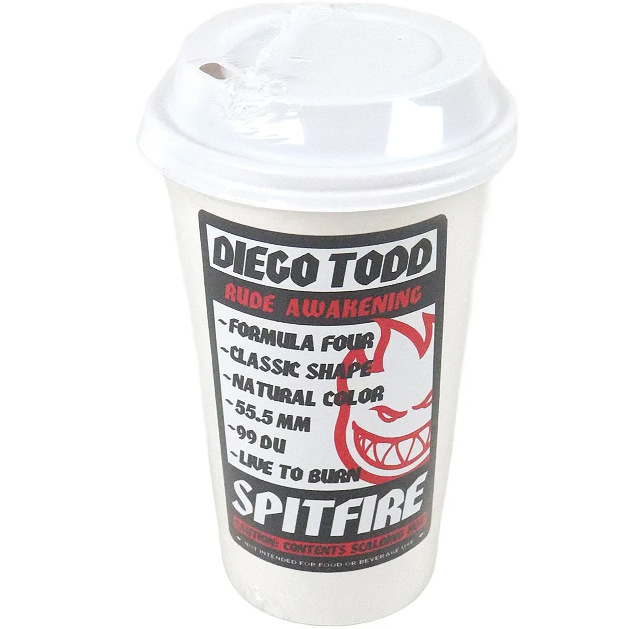 Spitfire Diego Todd Rude Awakening Pro Formula Four Classic 99du Skateboard Wheels 53.5mm