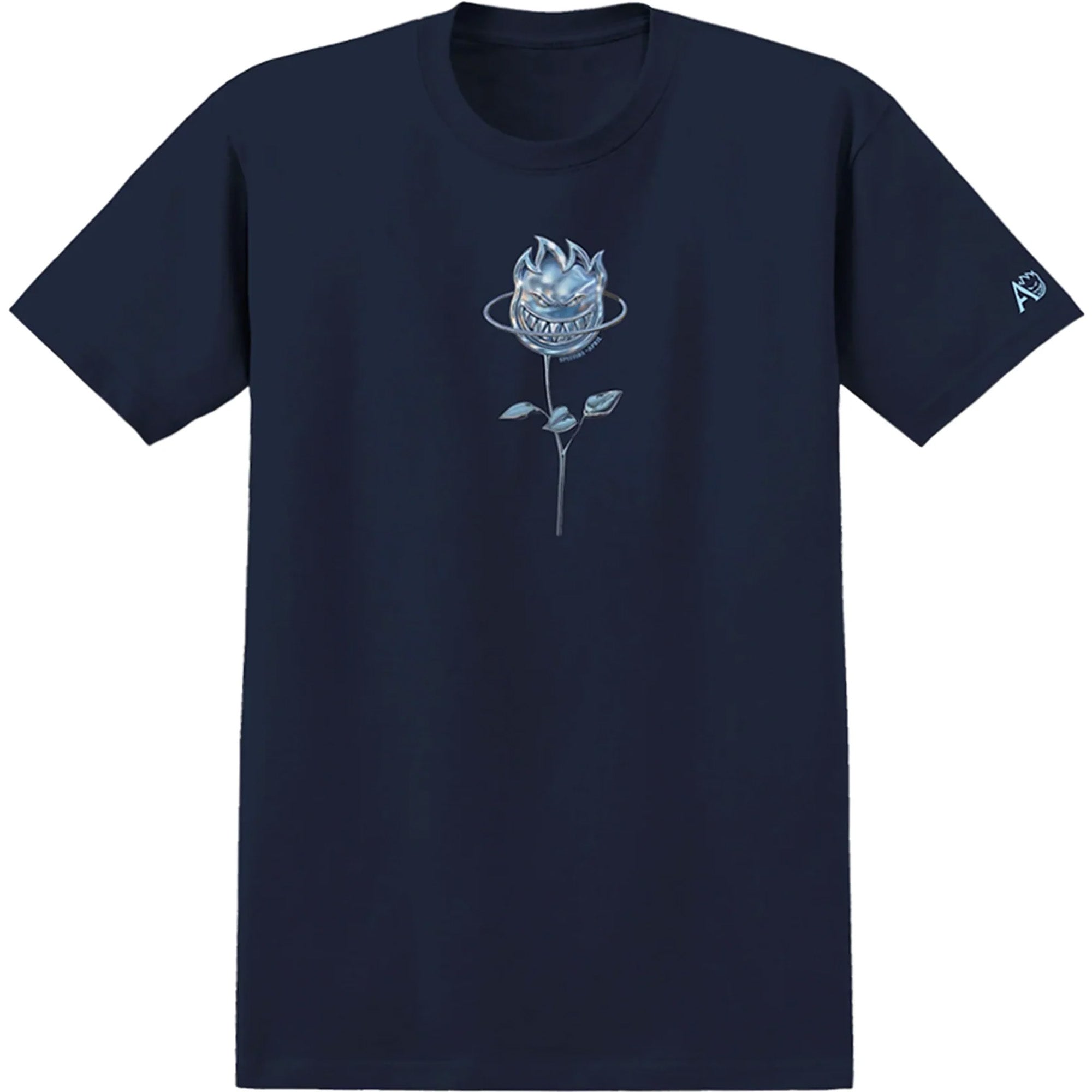 Spitfire x April Bighead Rose Tee Navy