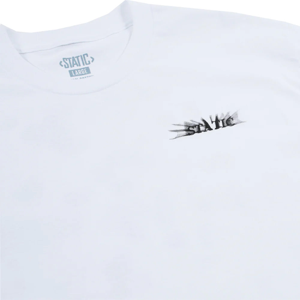 Static VI Spectacle Tee White