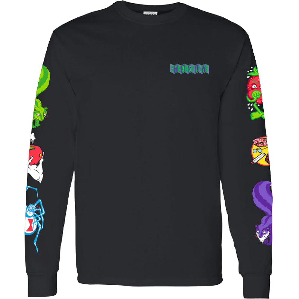 StrangeLove 420-O-Rama Long Sleeve T Shirt Black