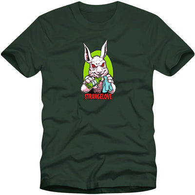 StrangeLove Ether Bunny T Shirt Sport Dark Green