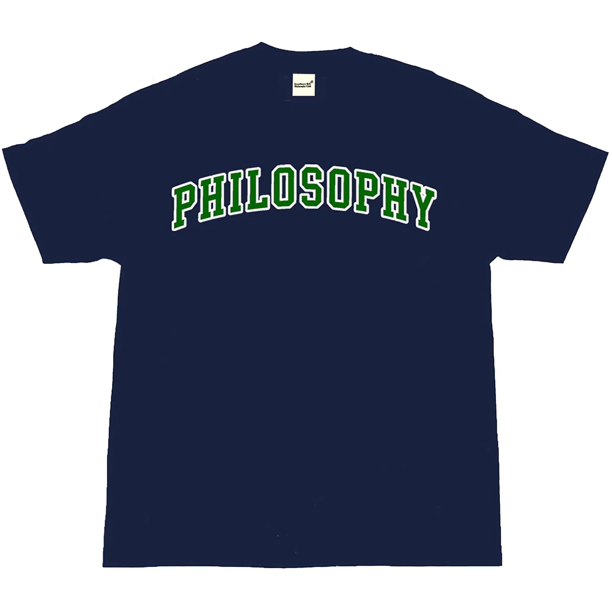 Strawberry Hill Philosophy Club Arc Tee Navy