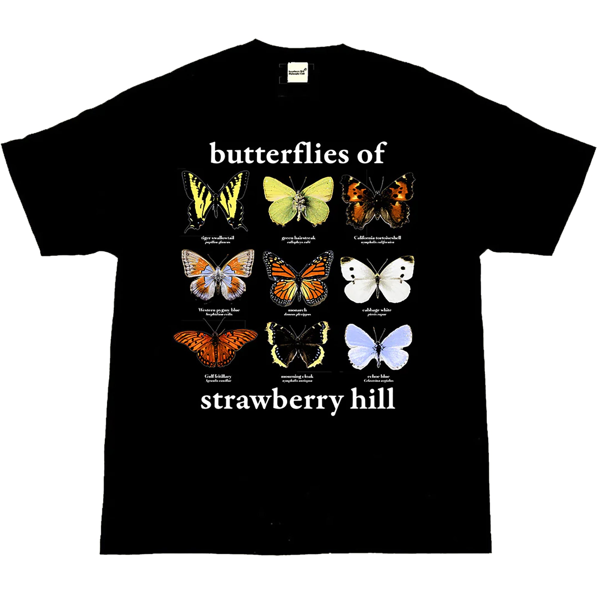 Strawberry Hill Philosophy Club Butterflies Of Strawberry Hill Tee Black