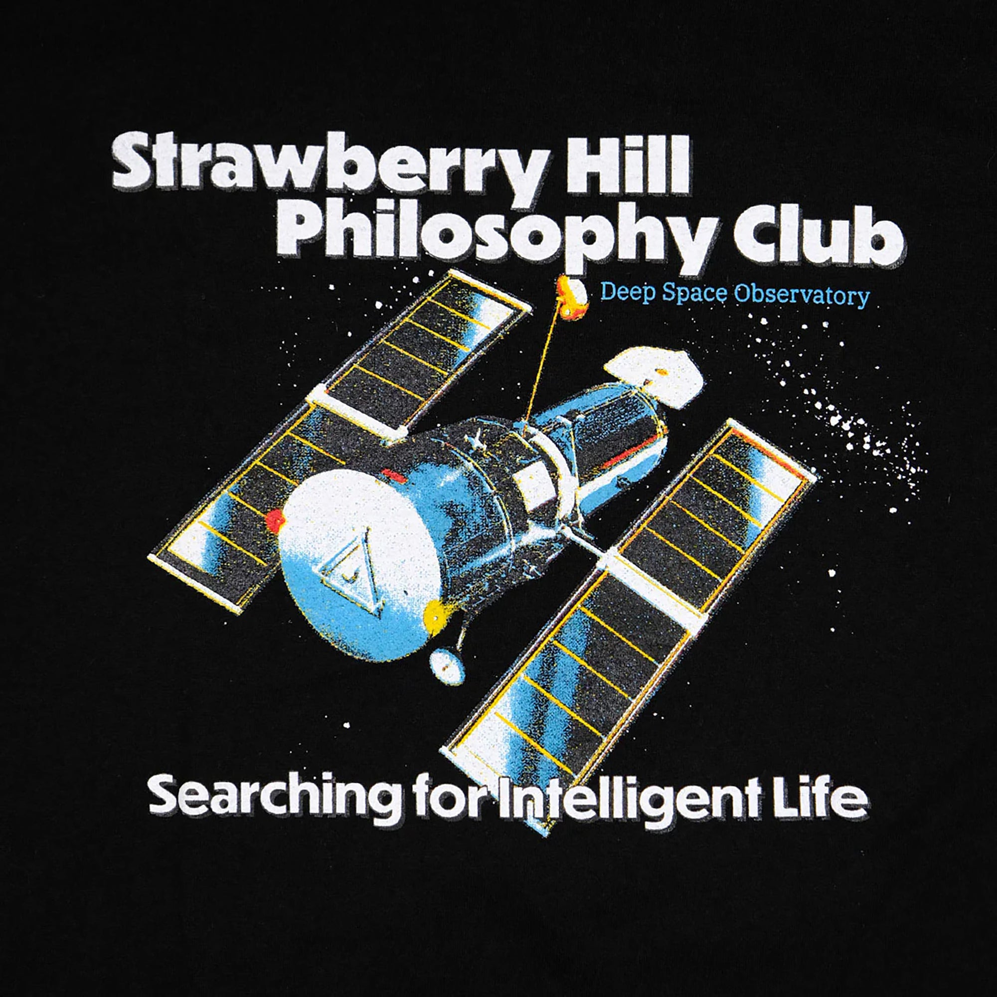 Strawberry Hill Philosophy Club Deep Space Tee Black