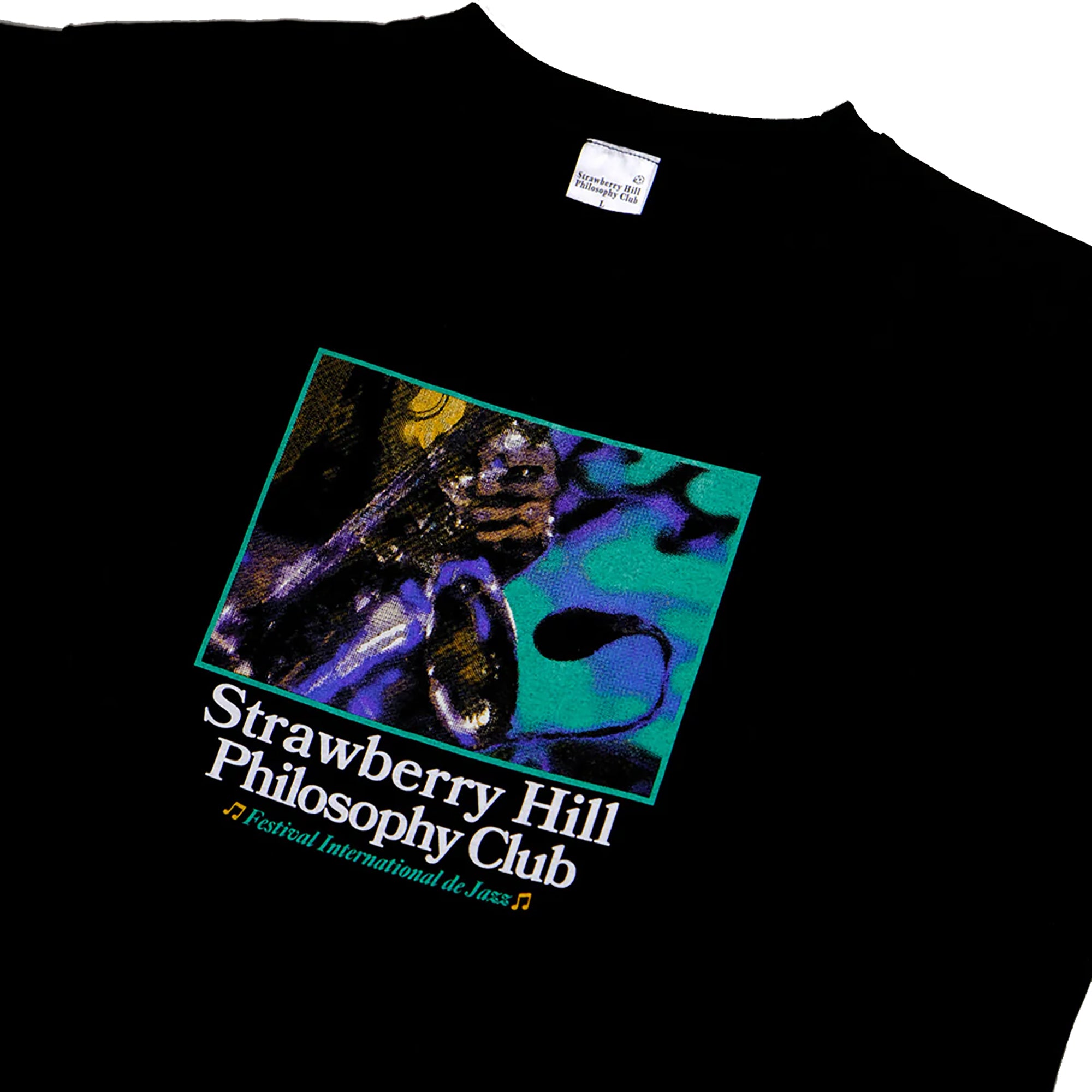 Strawberry Hill Philosophy Club Festival De Jazz Tee Black