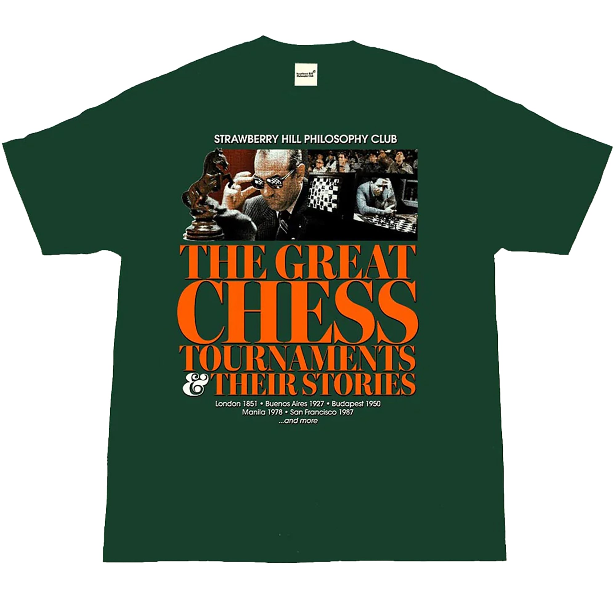 Strawberry Hill Philosophy Club Great Chess Tournaments Tee Pine