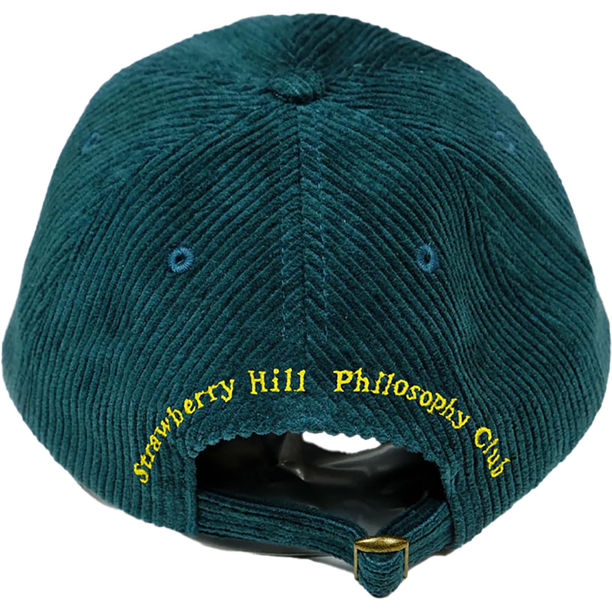 Strawberry Hill Philosophy Club Logo Cap Green Corduroy