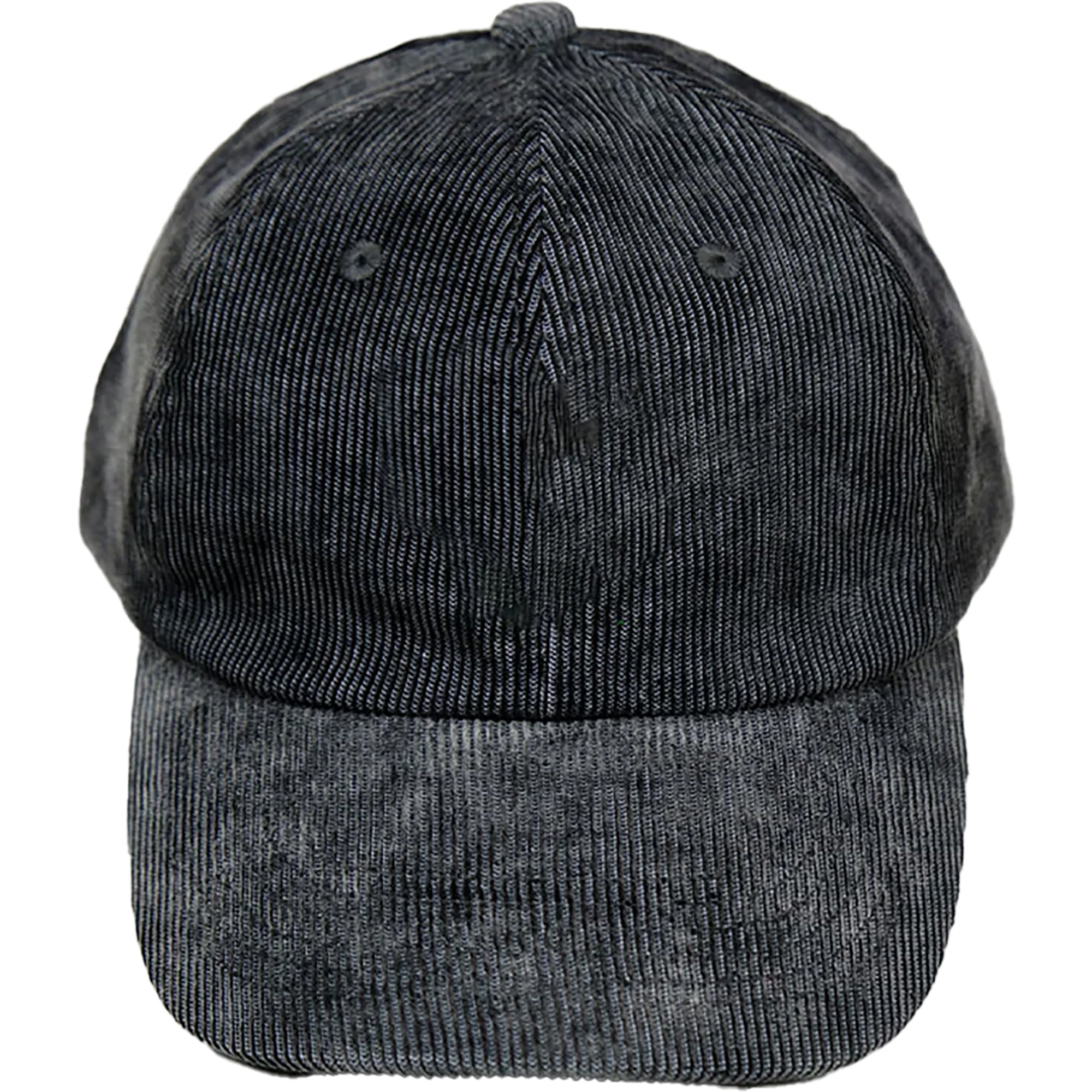 Strawberry Hill Philosophy Club Logo Cap Ovderdye Black Corduroy