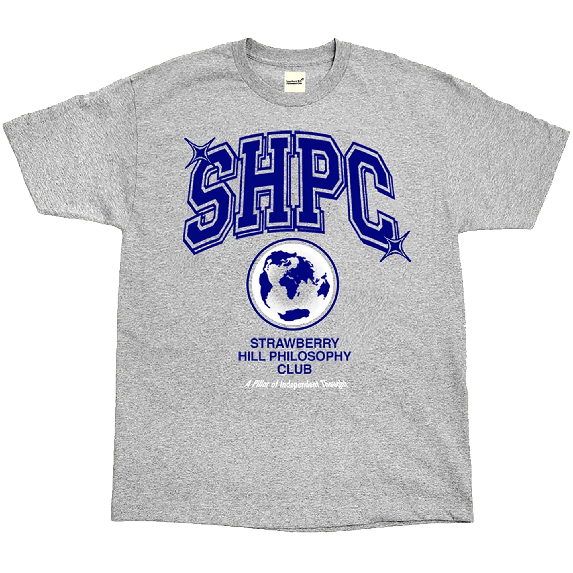 Strawberry Hill Philosophy Club Pillar Of Independent Thought Tee Grey