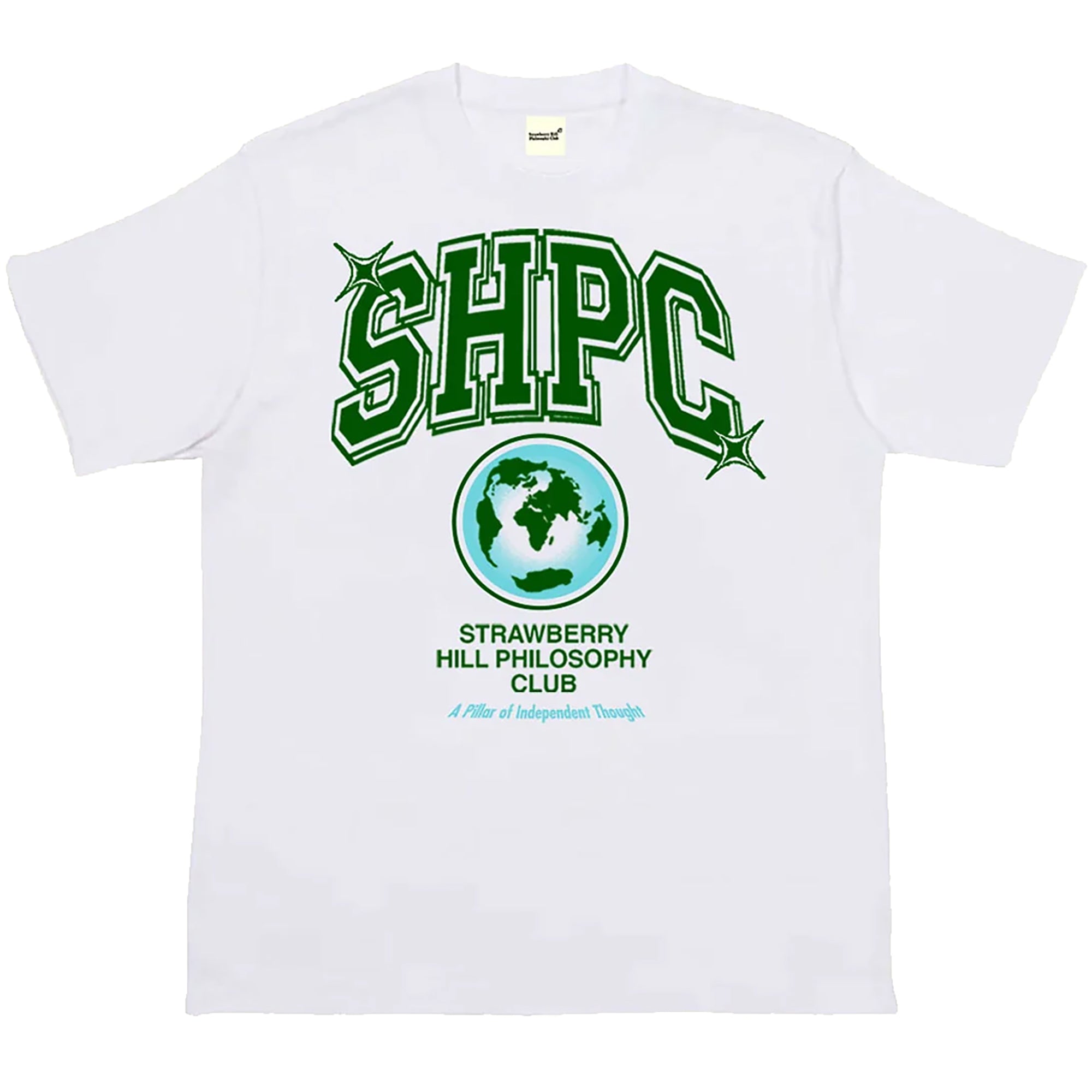 Strawberry Hill Philosophy Club Pillar Of Independent Thought Tee White