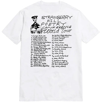 Strawberry Hill Philosophy Club Poetry Slam Tee White
