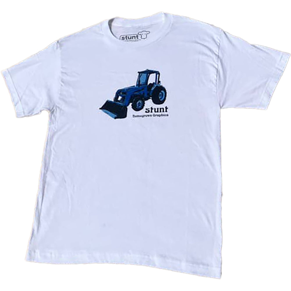 Stunt 365 Ol' Tractor T Shirt White