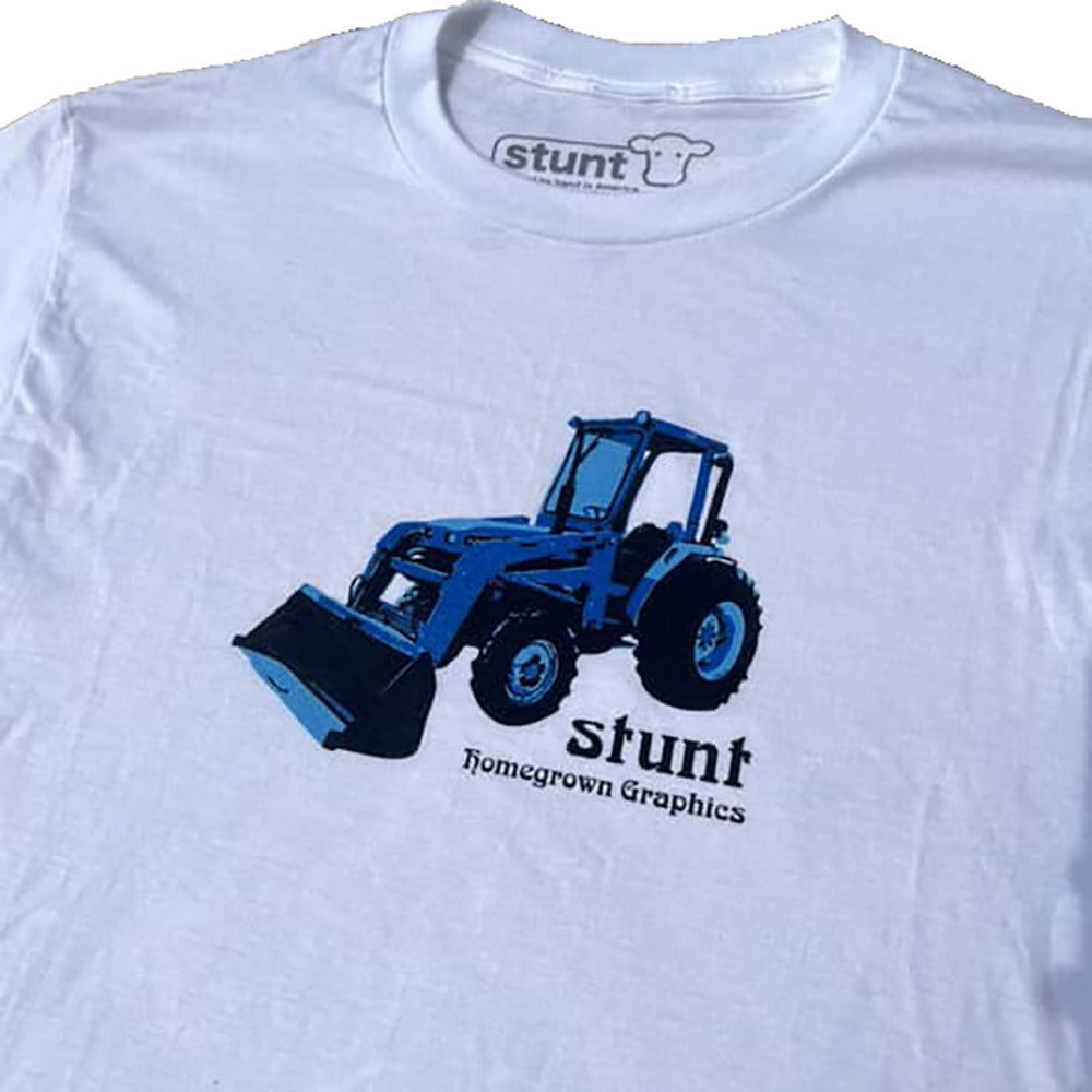 Stunt 365 Ol' Tractor T Shirt White