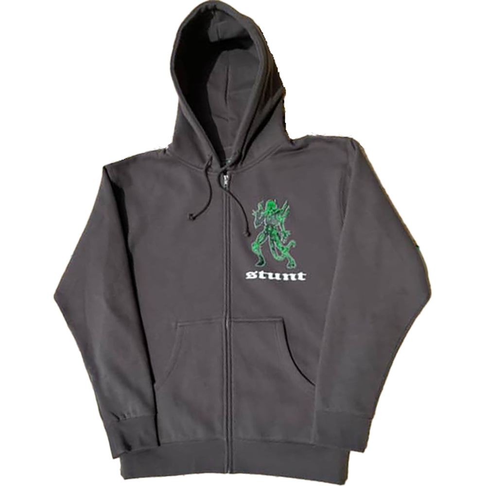 Stunt 365 Xenomorph Zip Up Hoodie Grey