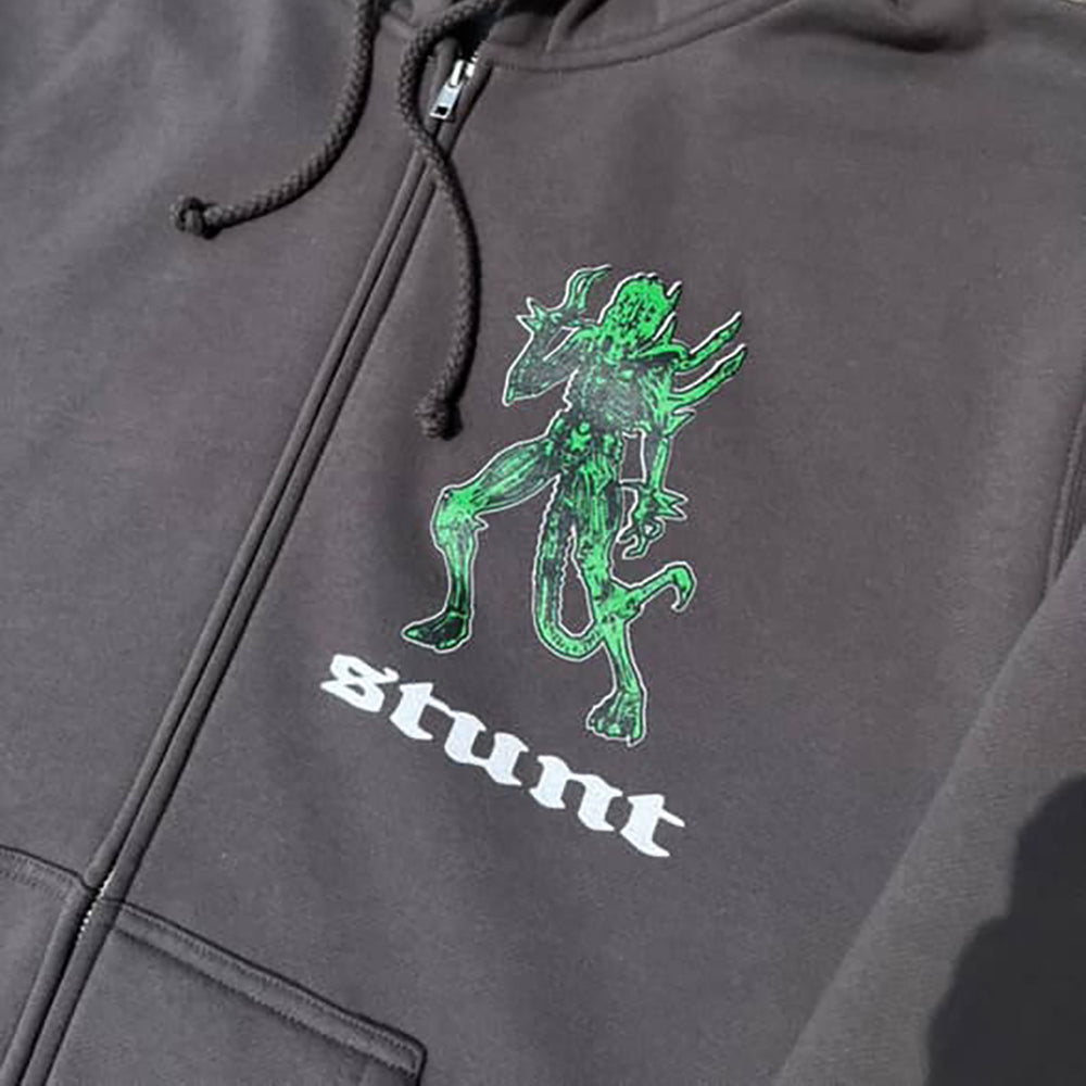 Stunt 365 Xenomorph Zip Up Hoodie Grey