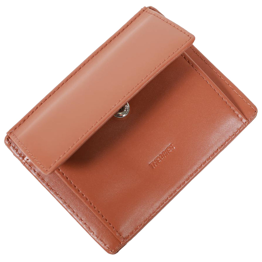 Theories Lantern Wallet Leather Brown