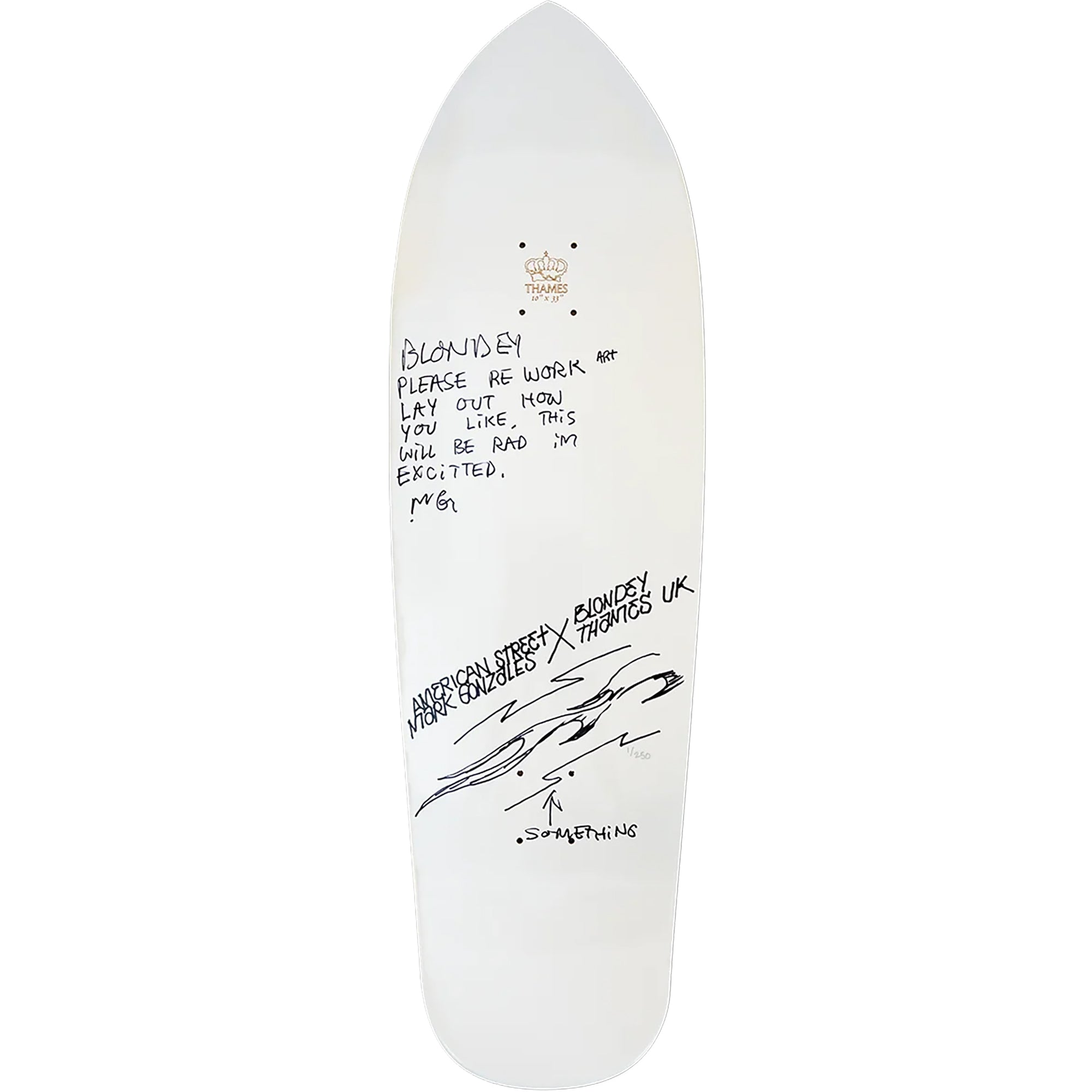 Thames MMXX American Street Racer 1 Skateboard Deck 10"