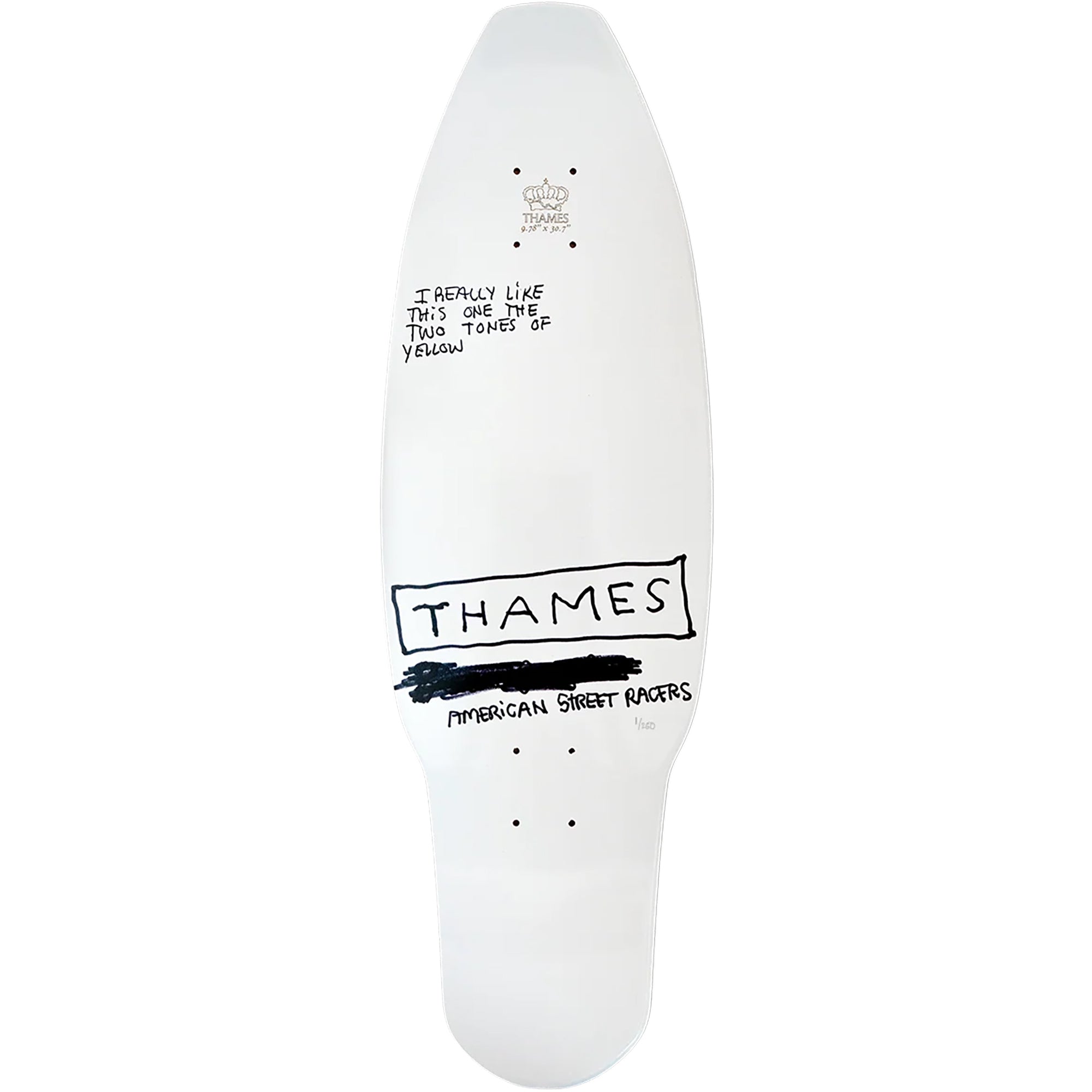 Thames MMXX American Street Racer 2 Skateboard Deck 9.78"