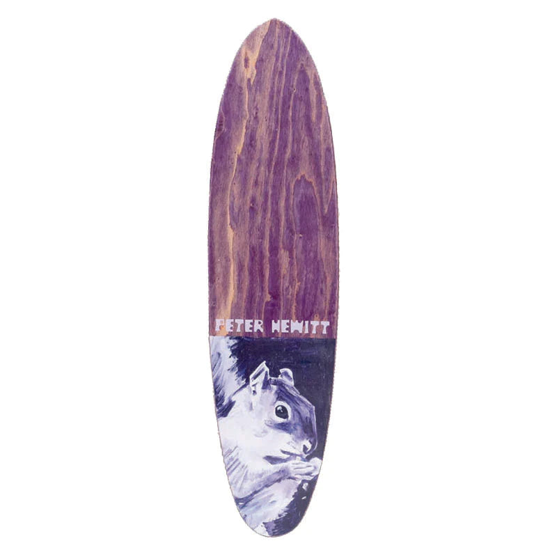 The Heated Wheel Polarizer Peter Hewitt Model Nut Cracker Skateboard Deck 6"