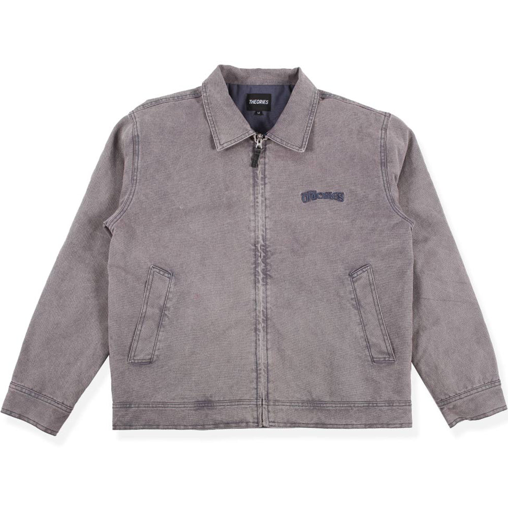 Theories Carpenter Work Jacket Washed Lavender