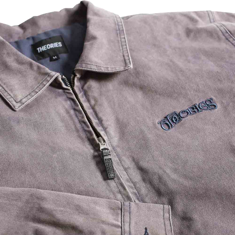 Theories Carpenter Work Jacket Washed Lavender