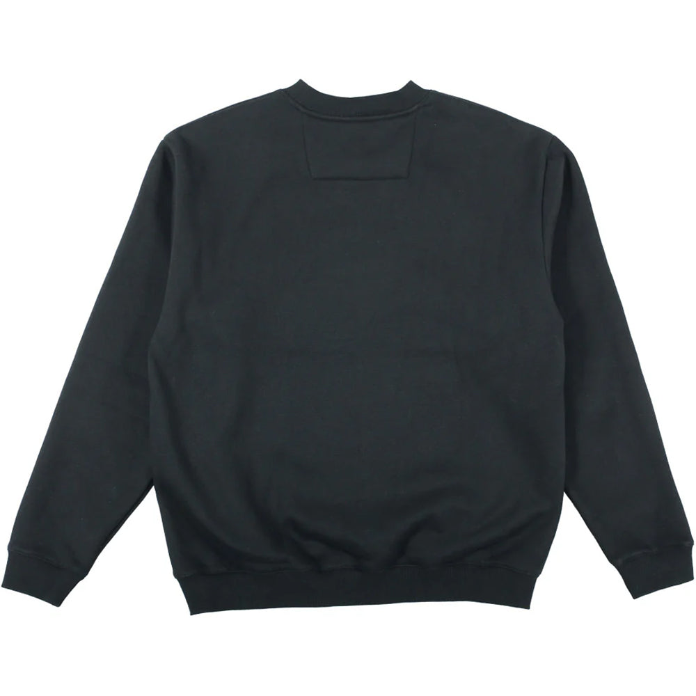 Theories Giza Applique Crewneck Black