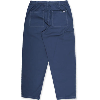 Theories Stamp Lounge Pant Navy Contrast Stitch