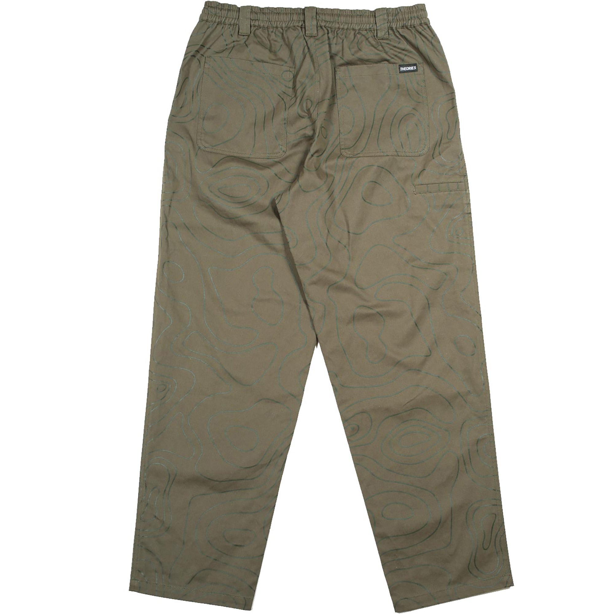 Theories Stamp Lounge Pants Contour Green