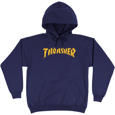 Thrasher Burn It Down Hood Navy