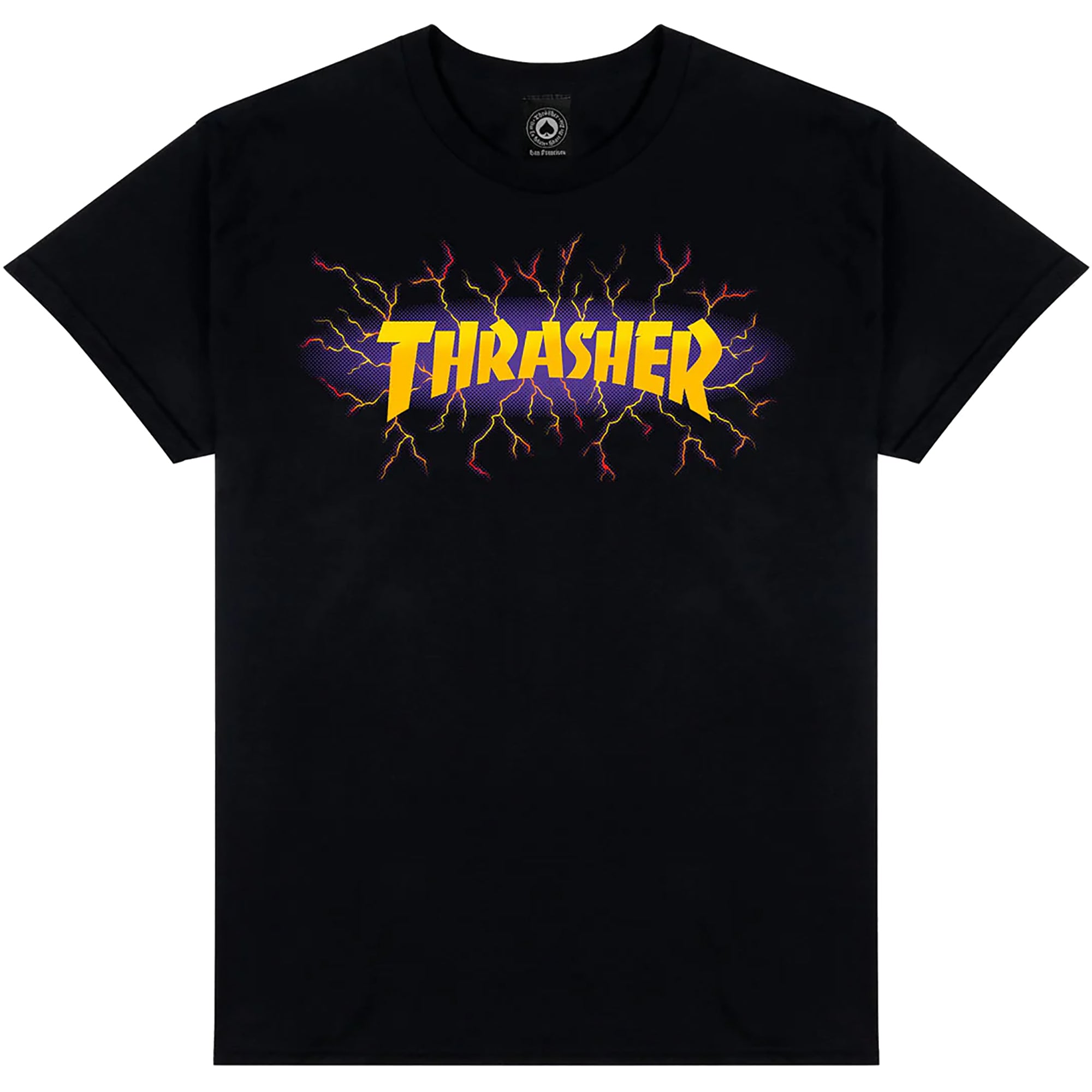 Thrasher Lightning T Shirt Black