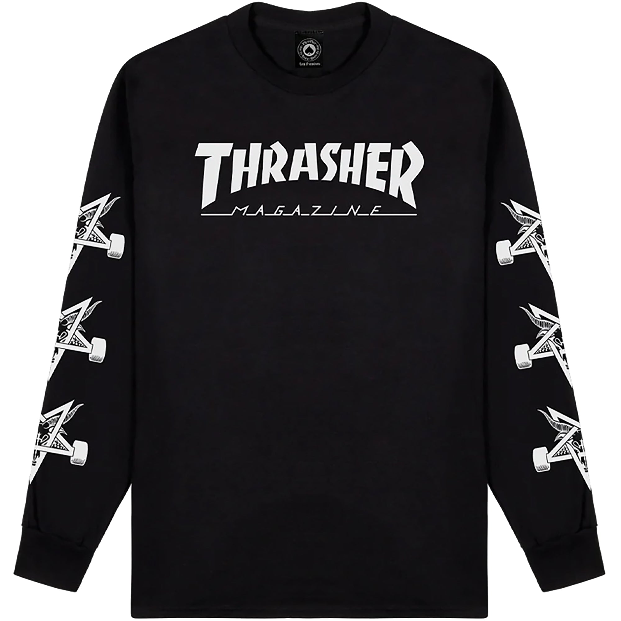 Thrasher Mag Goat Longsleeve T Shirt Black