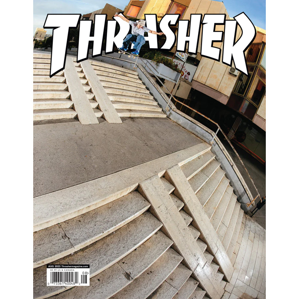 Thrasher Magazine August 2023 issue 517 Jack O'Grady Cover