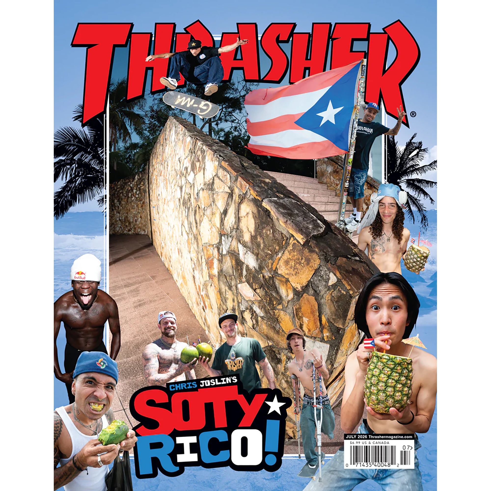Thrasher Magazine July 2026 Issue 552 Chris Joslin Cover