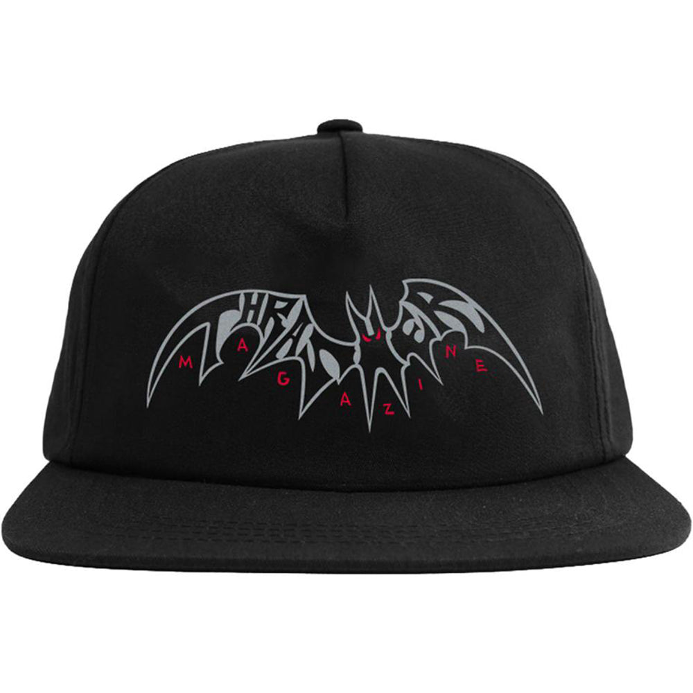 Thrasher Sky Rat by Neckface Snapback Hat Black