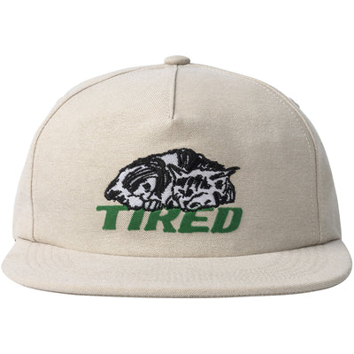 Tired Cat Nap Cap Tan