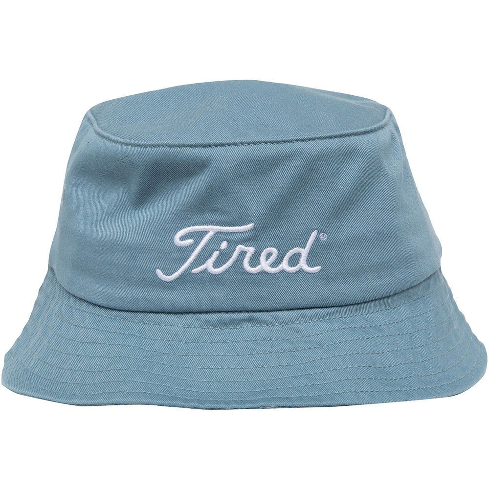 Tired Golf Bucket Hat Blue
