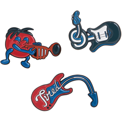 Tired Music Pin Set