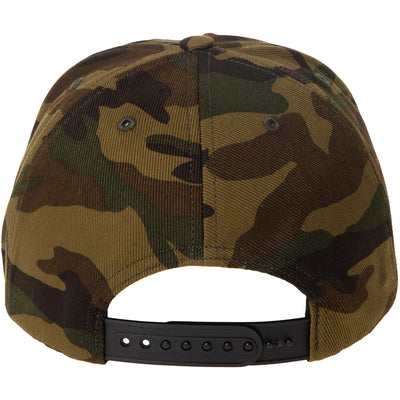 Tired Old Mobil 5 Panel Cap Camo