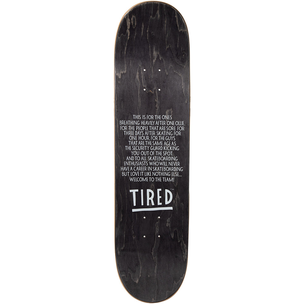 Tired Old Mobil Regular Skateboard Deck 8.25"