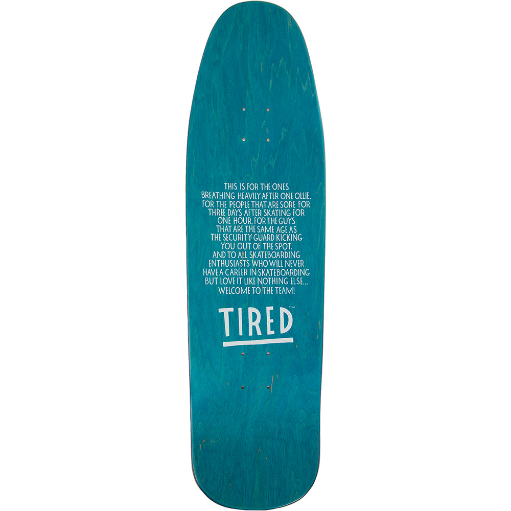Tired Shelf Life By Brian Lotti Skateboard Deck 9.225"