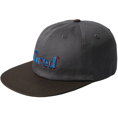 Tired Two Tone Logo Cap Grey/Brown