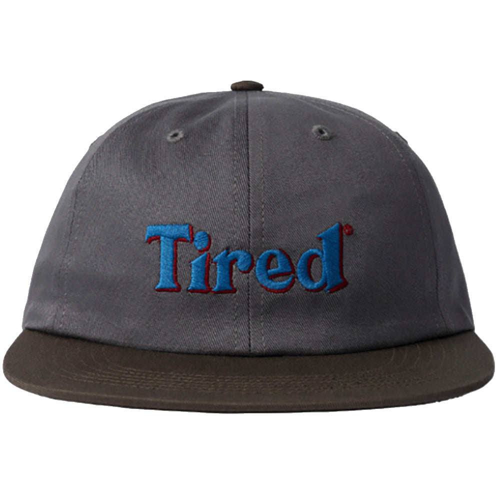 Tired Two Tone Logo Cap Grey/Brown