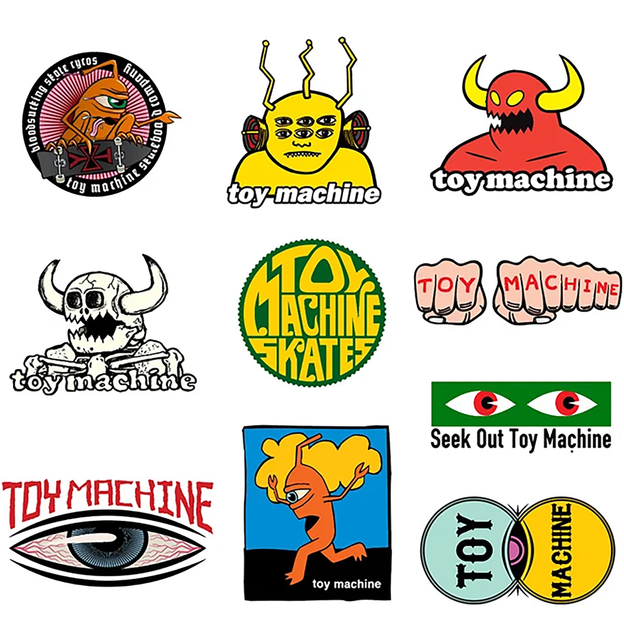 Toy Machine Sticker Pack #1
