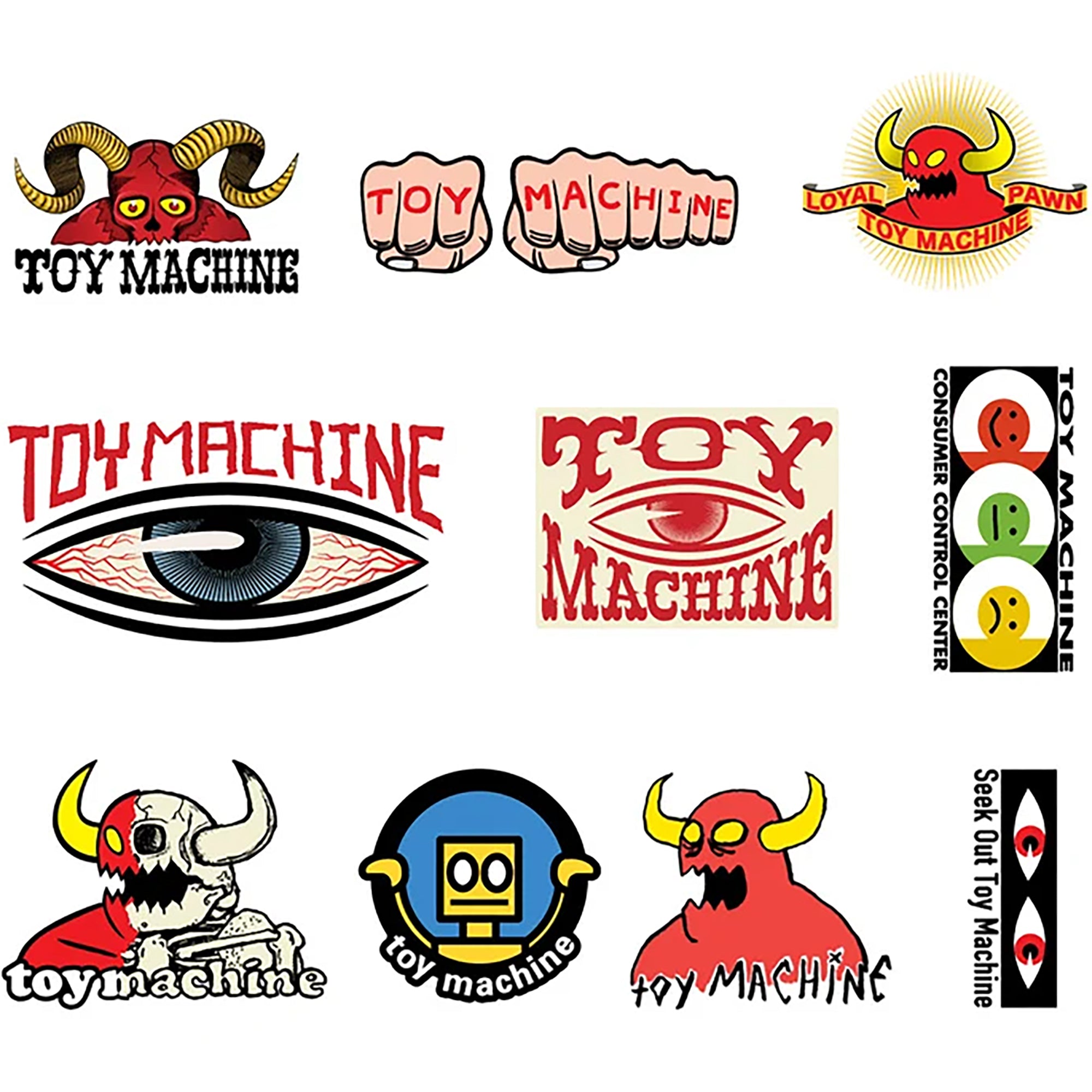 Toy Machine Sticker Pack #2