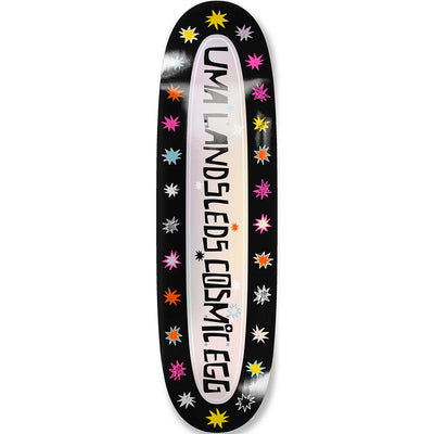 Uma Landsleds Cosmic Egg Black Deck 9"